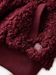 Bath & Body Works Berry Red Borg Zip Up Jacket - Image 7 of 8