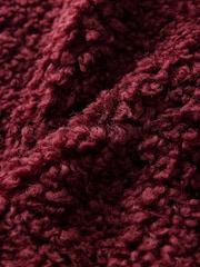 Bath & Body Works Berry Red Borg Zip Up Jacket - Image 8 of 8