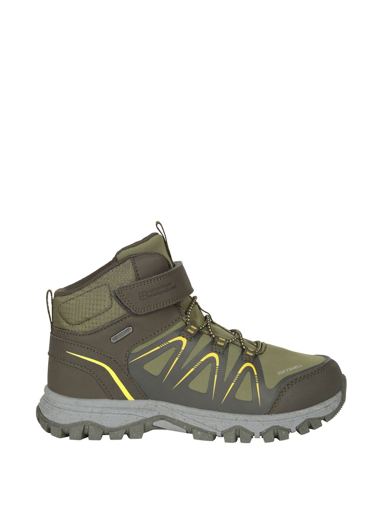 Mountain Warehouse Green Crossroad Softshell Walking Boots - Image 2 of 5 Mountain Warehouse Green Crossroad Softshell Walking Boots - Image 2 of 5