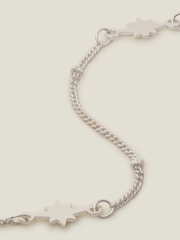 Accessorize Silver Sterling Star Station Necklace - Image 2 of 3