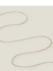 Accessorize Sterling Silver Plated Tennis Necklace - Image 2 of 3