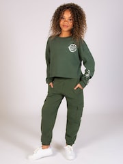 Verde claro - Pantalones de chándal estilo cargo de Pineapple - Imagen 2 de 5