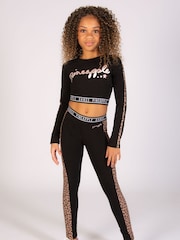 Logo Girls Long Sleeve Crop Top - Imagen 2 de 6