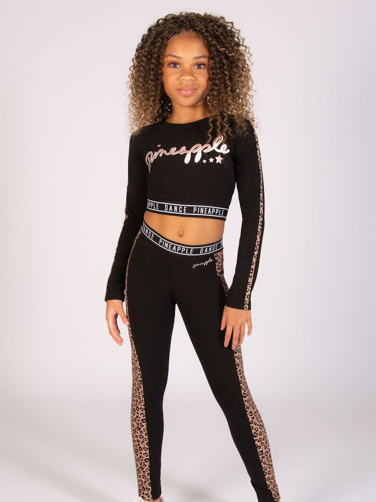 Logo Girls Long Sleeve Crop Top - Imagen 2 de 6