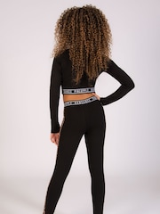 Logo Girls Long Sleeve Crop Top - Imagen 4 de 6