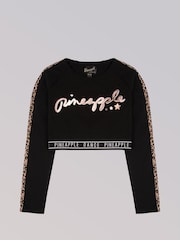 Logo Girls Long Sleeve Crop Top - Imagen 5 de 6