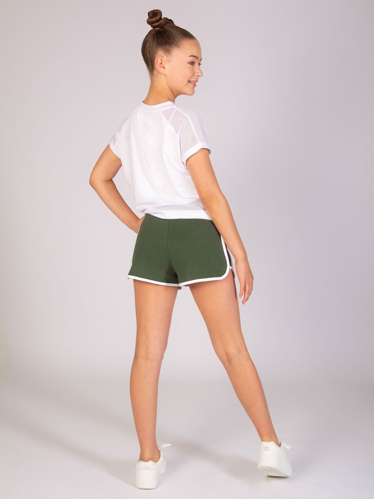 Lichtgroen - Pineapple sportieve 100% katoenen shorts - Image 4 of 5