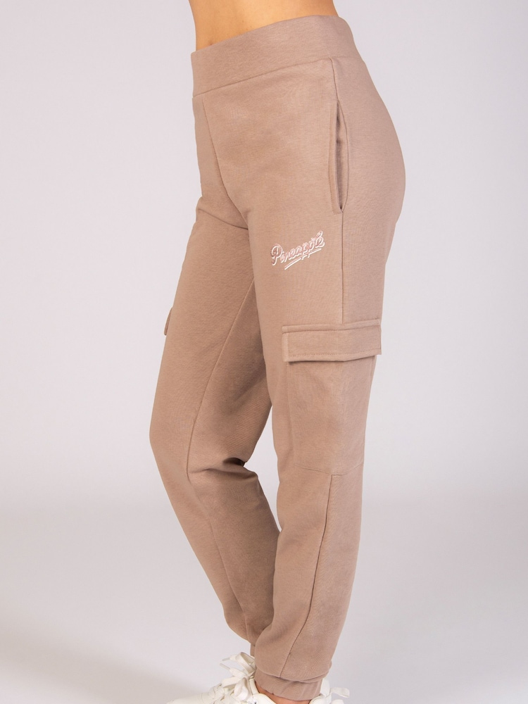 Pineapple Brown Cargo Joggers - Image 1 of 6