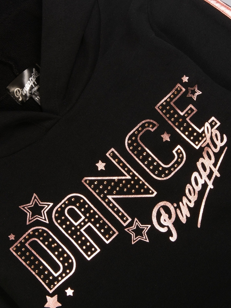 Pineapple Black Dance Girls Crop Hoodie - Image 6 of 6