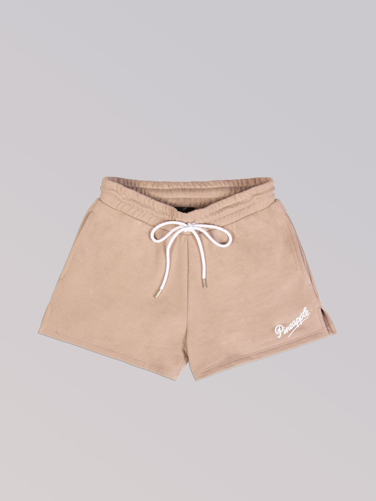 Pineapple Brown Womens Retro Sweat Shorts - Image 6 of 6