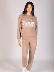 Pineapple Light Brown Skinny Zip Joggers - Image 2 of 7