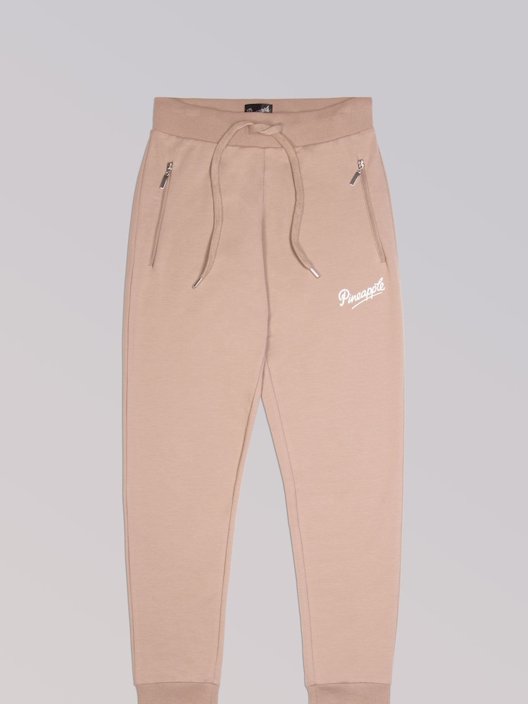 Pineapple Light Brown Skinny Zip Joggers - Image 7 of 7