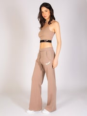 Pineapple Brown Womens Essential Wide Leg Joggers - Image 3 of 6