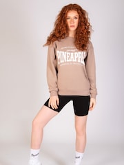 Pineapple Black High Waist Womens Shorts - Image 3 of 6