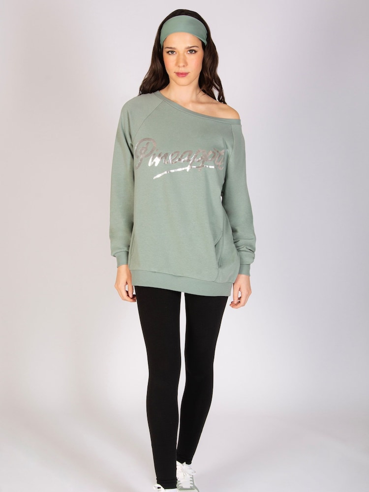 Groen - Pineapple oversized monster-sweater voor dames - Image 3 of 6