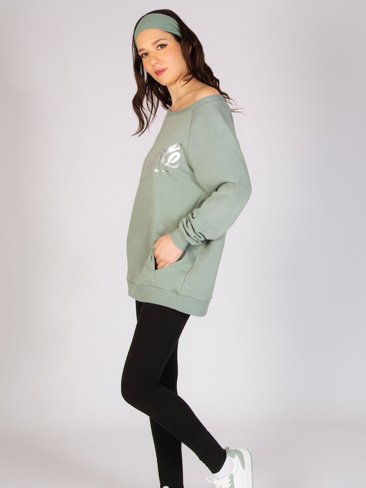 Groen - Pineapple oversized monster-sweater voor dames - Image 4 of 6