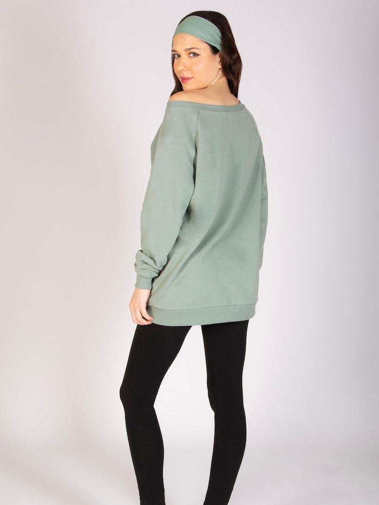 Groen - Pineapple oversized monster-sweater voor dames - Image 5 of 6