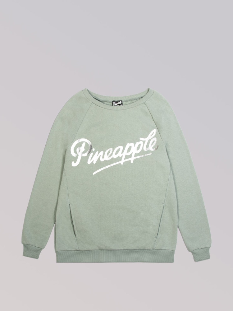 Pineapple Green Womens Oversized Monster Sweatshirt - Image 6 of 6