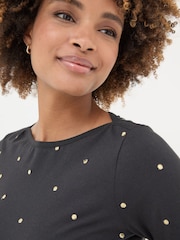 FatFace Bree Black Spot T-Shirt - Image 4 of 8