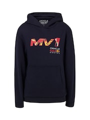 Fanatics Kids Blue F1 Red Bull Racing Max Verstappen Pop Art Driver Hoodie - Image 2 of 3