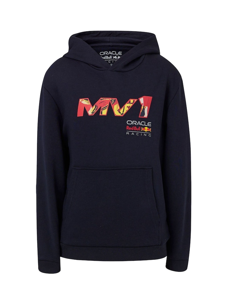 Fanatics Kids Blue F1 Red Bull Racing Max Verstappen Pop Art Driver Hoodie - Image 2 of 3