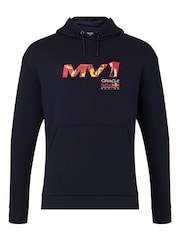 Fanatics Unisex Oversized F1 Red Bull Racing Max Verstappen Pop Art Driver Black Hoodie - Image 3 of 3