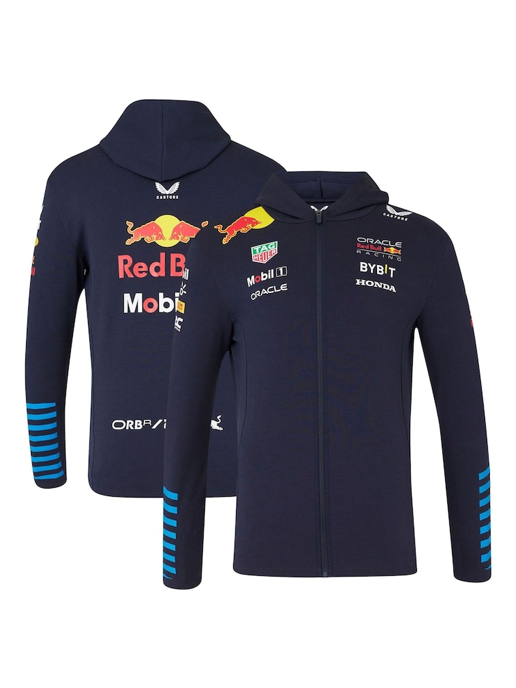 Fanatics Blue F1 Red Bull Racing 2024 Team Full Zip Hoodie - Image 1 of 3