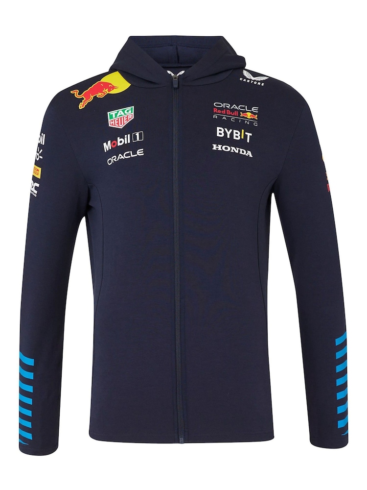 Fanatics Blue F1 Red Bull Racing 2024 Team Full Zip Hoodie - Image 2 of 3