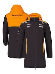 Fanatics Grey F1 McLaren 2024 Team Longline Padded Jacket - Image 1 of 3