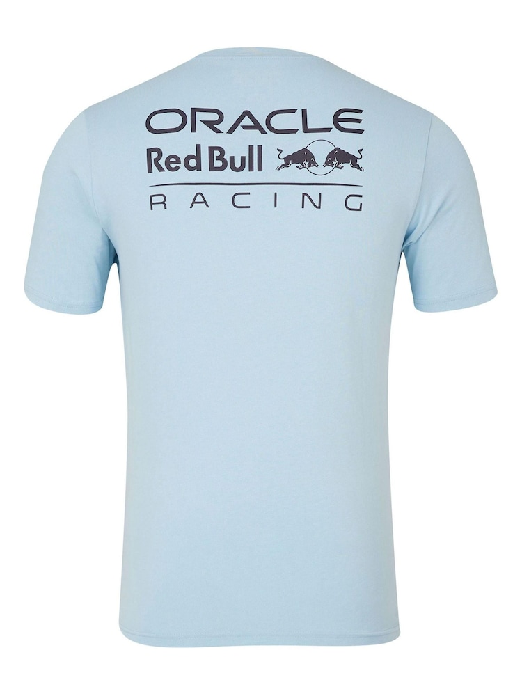 Fanatics Unisex Blue 100% Cotton F1 Red Bull Racing Colour Logo T-Shirt - Image 3 of 3 Fanatics Unisex Blue 100% Cotton F1 Red Bull Racing Colour Logo T-Shirt - Image 3 of 3