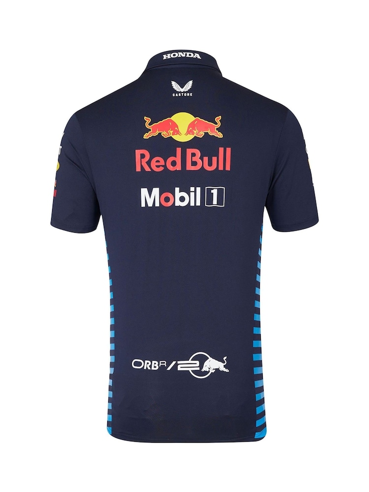 Fanatics Blue F1 Red Bull Racing 2024 Team Polo Shirt - Image 3 of 3