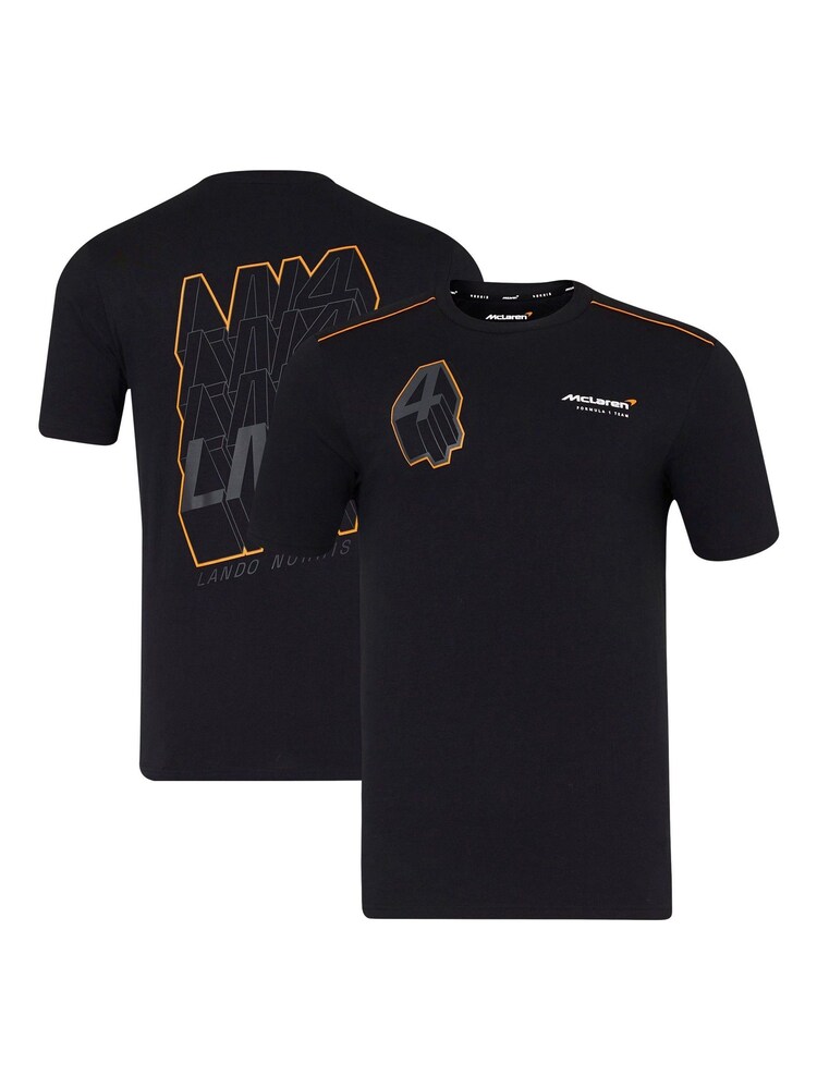 Fanatics Unisex F1 McLaren Lando Norris Driver 100% Cotton Black T-Shirt - Image 1 of 3