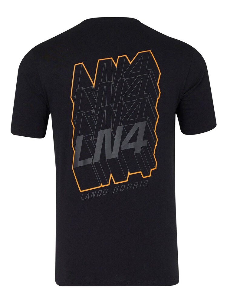 Fanatics Unisex F1 McLaren Lando Norris Driver 100% Cotton Black T-Shirt - Image 3 of 3