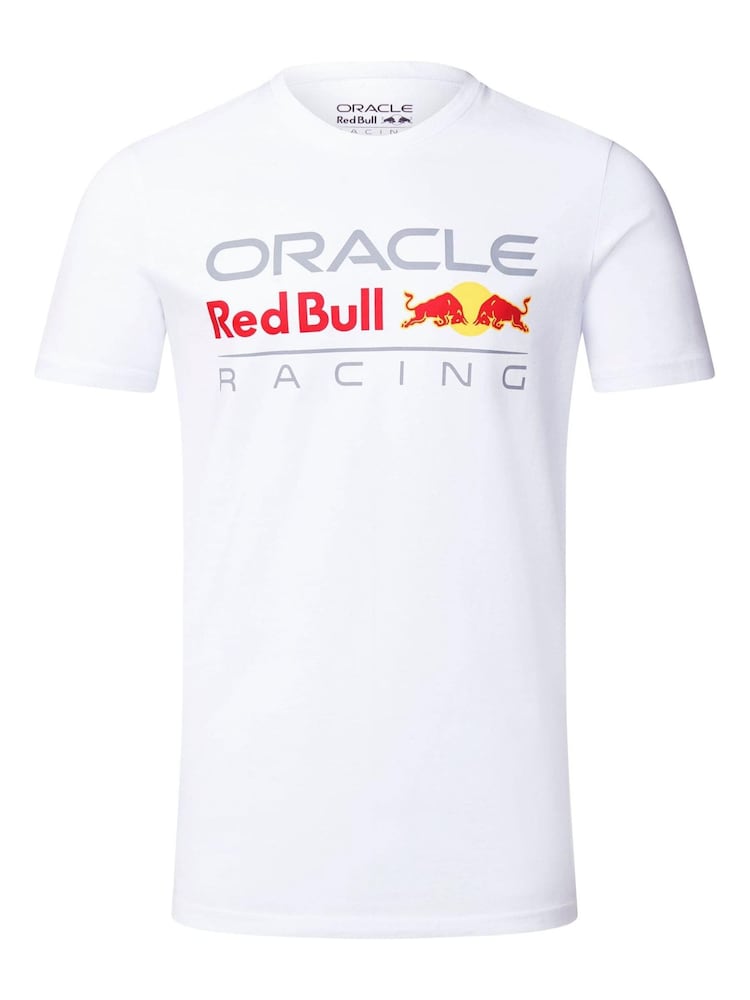 Fanatics Large 100% Cotton Unisex F1 Red Bull Racing Logo White T-Shirt - Image 2 of 3