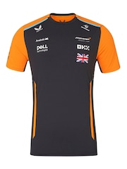 Fanatics Grey F1 McLaren 2024 Team Lando Norris Driver Set Up T-Shirt - Image 2 of 3