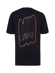 Fanatics Kids 100% Cotton F1 McLaren Lando Norris Driver Black T-Shirt - Image 3 of 3