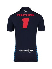 Fanatics Blue F1 Bull Racing 2024 Max Verstappen Team Polo Shirt - Image 3 of 3
