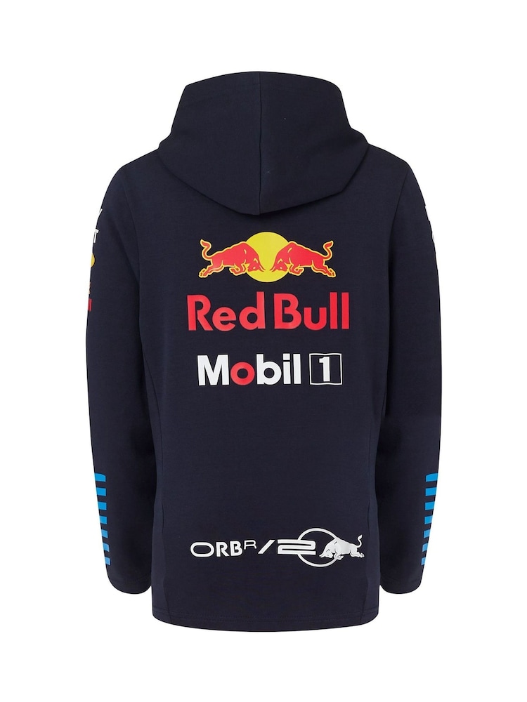 Fanatics Kids Blue F1 Bull Racing 2024 Team Full Zip Hoodie - Image 3 of 3