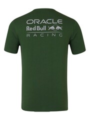Fanatics Unisex Green 100% Cotton F1 Red Bull Racing Sergio Perez Checo Reflective T-Shirt - Image 3 of 3