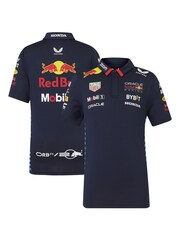 Fanatics Kids Blue F1 Bull Racing 2024 Team Polo Shirt - Image 1 of 3