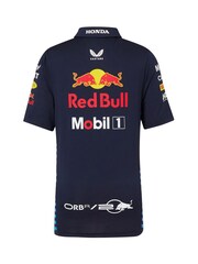 Fanatics Kids Blue F1 Bull Racing 2024 Team Polo Shirt - Image 3 of 3