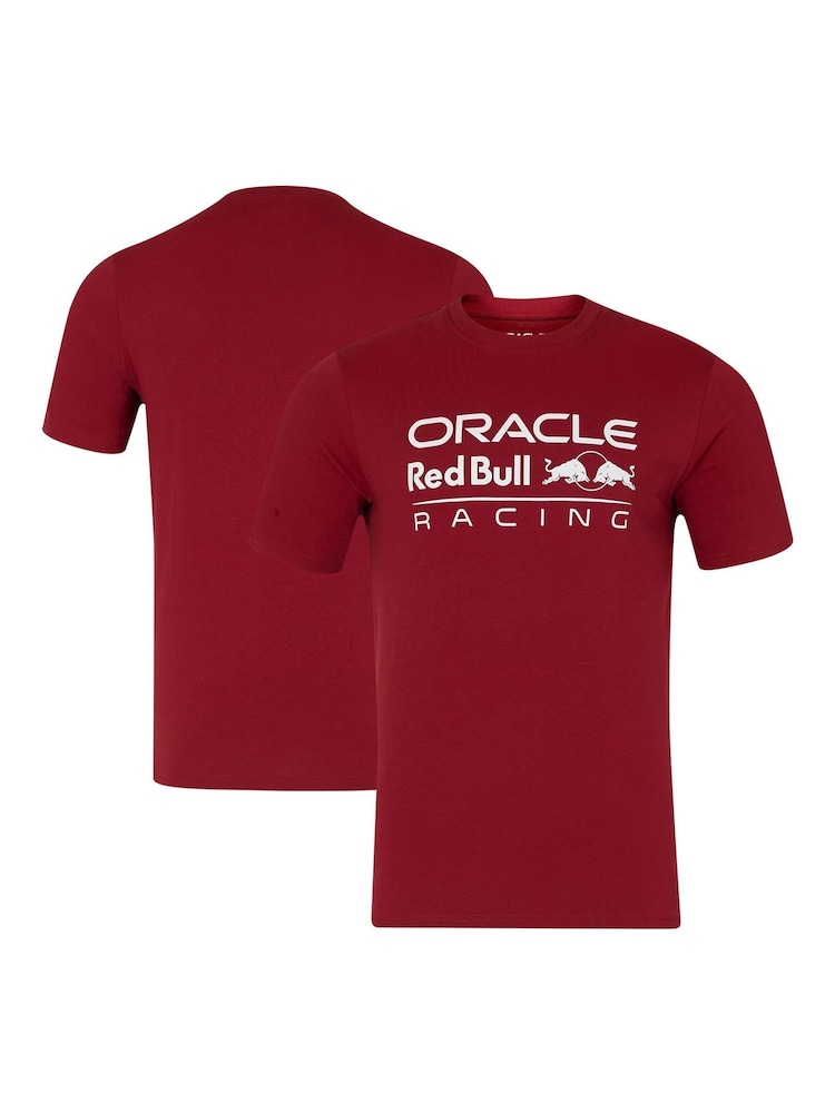 Fanatics Red 100% Cotton F1 Bull Racing Logo T-Shirt - Image 1 of 3