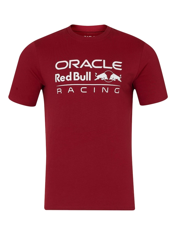 Fanatics Red 100% Cotton F1 Bull Racing Logo T-Shirt - Image 3 of 3
