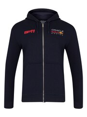 Fanatics Blue F1 Bull Racing Sergio Perez Race Car Full Zip Hoodie - Image 2 of 3