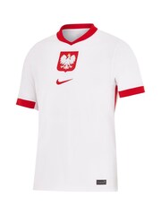 Nike White Poland Home Stadium Shirt 2024 - Image 2 of 3