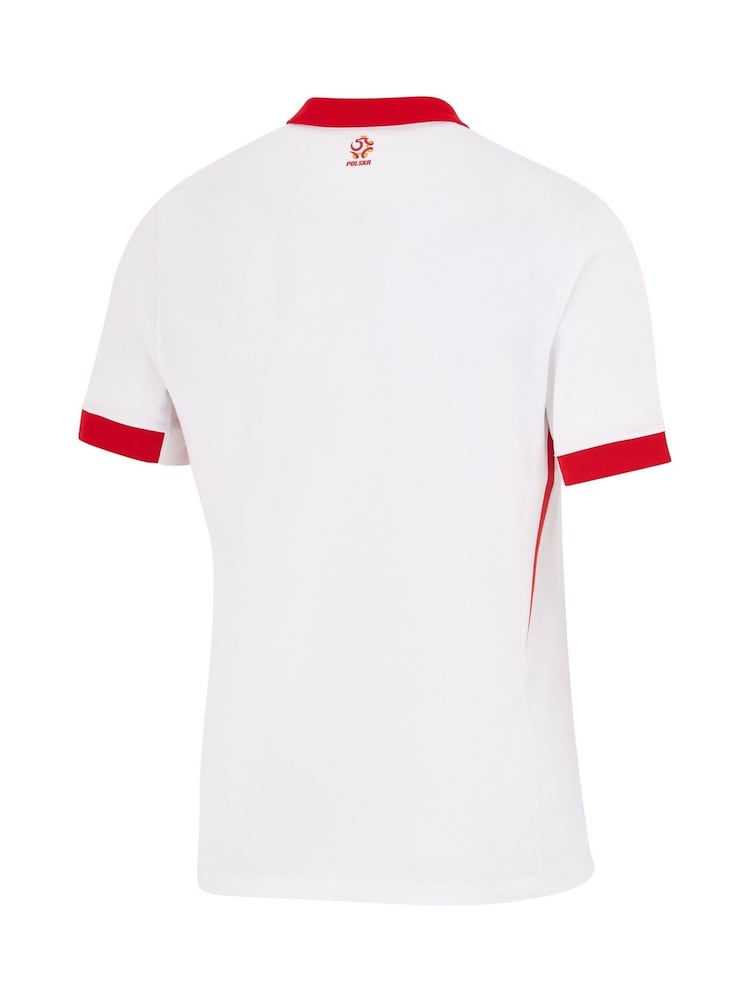 Nike White Poland Home Stadium Shirt 2024 - Image 3 of 3