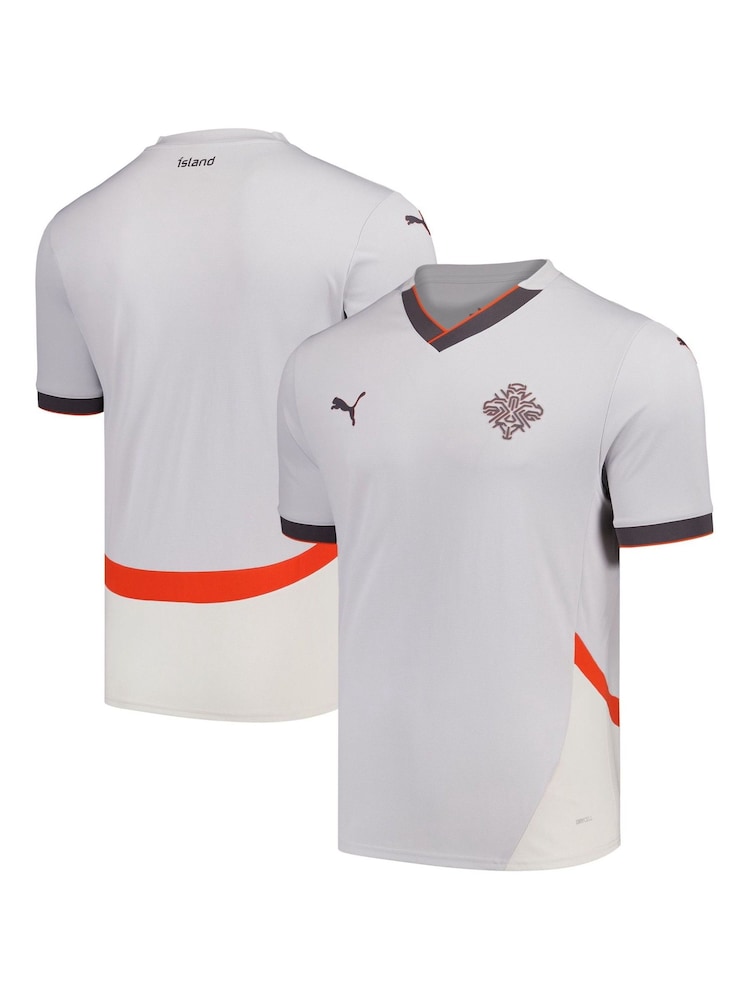 Puma White Iceland Away Football Shirt 2024-25 - Image 1 of 3