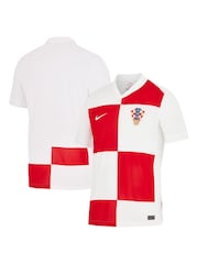 Nike White Croatia 2024 Home Stadium Shirt - Image 1 of 3