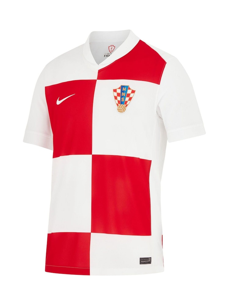 Nike White Croatia 2024 Home Stadium Shirt - Image 2 of 3