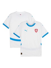 Puma White Czech Republic Away T-Shirt 2024 - Image 2 of 3